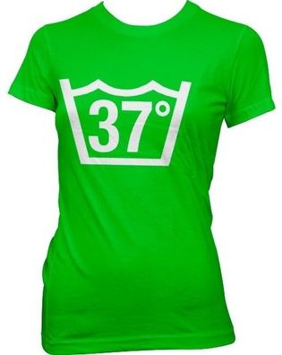 Hybris 37 Celcius Girly Tee Damen T-Shirt Green
