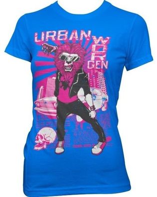Hybris Urban Predator Girly T-Shirt Damen Blue