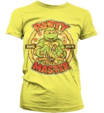 Teenage Mutant Ninja Turtles TMNT Party Master Since 1984 Girly Tee Damen T-Shirt ...
