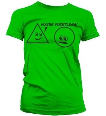 Hybris You're Pointless Girly T-Shirt Damen Green