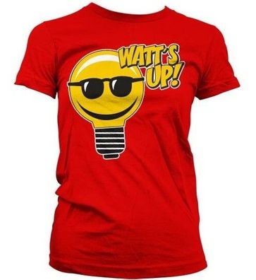 Hybris Watt's Up! Girly T-Shirt Damen Red