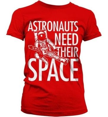 Hybris Astronauts Need Their Space Girly T-Shirt Damen Red