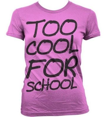 Hybris Too Cool For School Girly T-Shirt Damen Pink