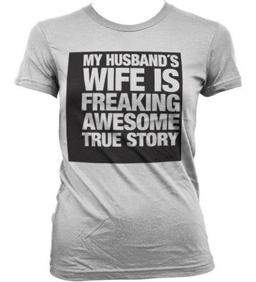 Hybris My Husband's Wife... Girly T-Shirt Damen White