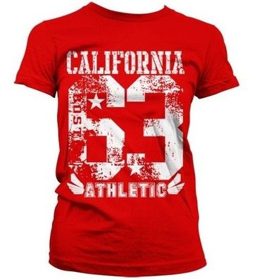Hybris California 63 Athletic Girly T-Shirt Damen Red