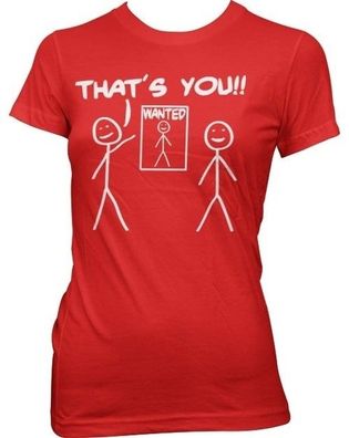 Hybris That's You Wanted Girly T-Shirt Damen Red