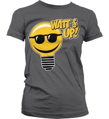 Hybris Watt's Up! Girly T-Shirt Damen Dark-Grey