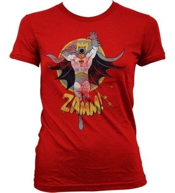 Batman Zamm! Girly T-Shirt Damen Red