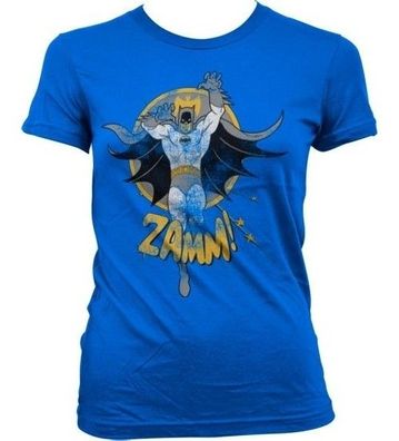 Batman Zamm! Girly T-Shirt Damen Blue