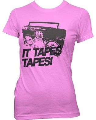 Hybris It Tapes Tapes Girly Tee Damen T-Shirt Pink