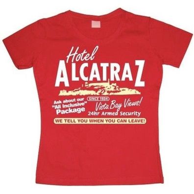 Hybris Hotel Alcatraz Girly T-shirt Damen Red