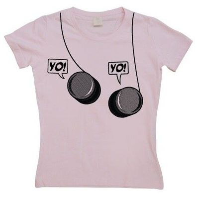 Hybris Yo-Yo! Girly T-shirt Damen Pink