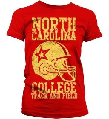 Hybris North Carolina College Girly T-Shirt Damen Red
