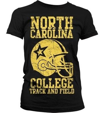 Hybris North Carolina College Girly T-Shirt Damen Black
