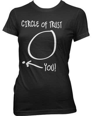 Hybris Circle Of Trust Girly Tee Damen T-Shirt Black