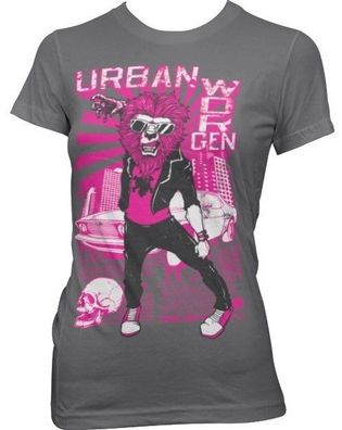 Hybris Urban Predator Girly T-Shirt Damen Dark-Grey