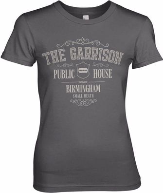 Hybris The Garrison Public House Girly Tee Damen T-Shirt Dark-Grey
