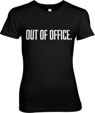 Hybris OUT OF OFFICE Girly Tee Damen T-Shirt Black