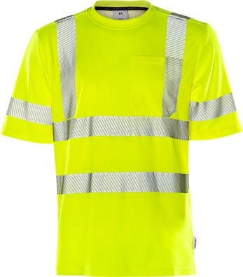 Fristads Warnschutz T-Shirt High Vis T-Shirt Kl. 3 7407 THV Warnschutz-Gelb