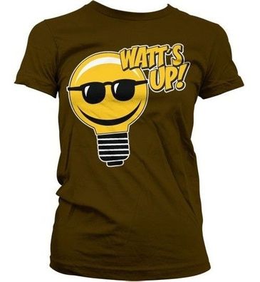 Hybris Watt's Up! Girly T-Shirt Damen Brown