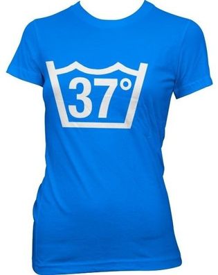 Hybris 37 Celcius Girly Tee Damen T-Shirt Blue