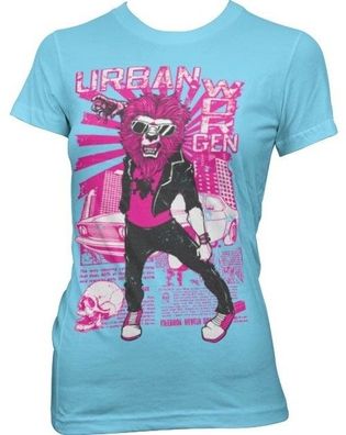 Hybris Urban Predator Girly T-Shirt Damen Skyblue
