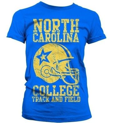 Hybris North Carolina College Girly T-Shirt Damen Blue