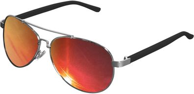 MSTRDS Sonnenbrille Sunglasses Mumbo Mirror Silver/ Red