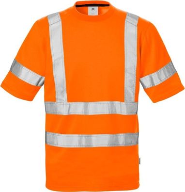 Fristads Warnschutz T-Shirt High Vis T-Shirt 7024 Kl. 3 THV Warnschutz-Orange