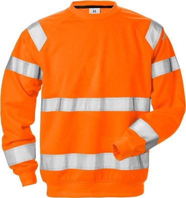 Fristads High Vis Sweatshirt Kl. 3 7446 SHV Warnschutz-Orange