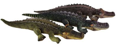 Krokodil 50 cm Plüsch Alligator - 3f. sortiert - NEU