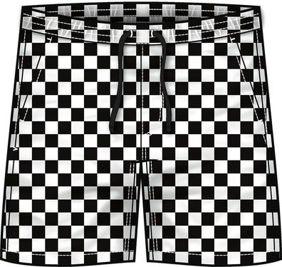 Vans Jungen Kids Shorts Range Elastic Waist Short Ii Boys Checkerboard