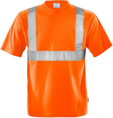 Fristads Warnschutz T-Shirt High Vis T-Shirt Kl. 2 7411 TP Warnschutz-Orange