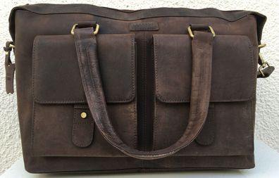 Leabags Aktentasche Schultasche Lehrertasche Umhängetasche Leder-Tasche T11
