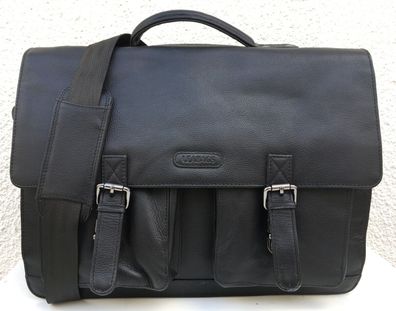 Leabags Aktentasche Schultasche Lehrertasche Umhängetasche Leder-Tasche T12