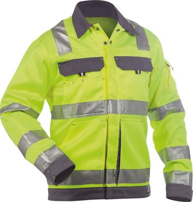 Dassy Warnschutz Arbeitsjacke Dusseldorf PESCO70 Neongelb/ Zementgrau