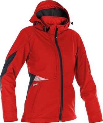 Dassy Softshell-Jacke für Damen Gravity Women PES21 Rot/ Schwarz