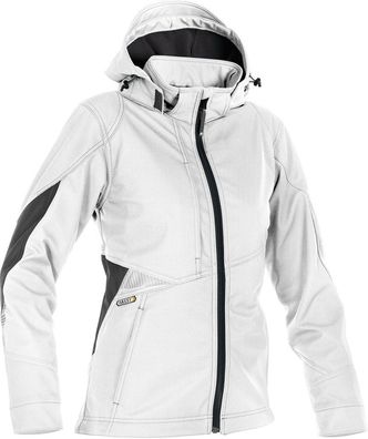Dassy Softshell-Jacke für Damen Gravity Women PES21 Weiß/ Anthrazitgrau