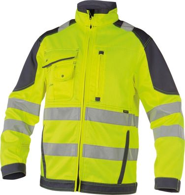 Dassy Warnschutz Arbeitsjacke Orlando PESCO74 Neongelb/ Zementgrau