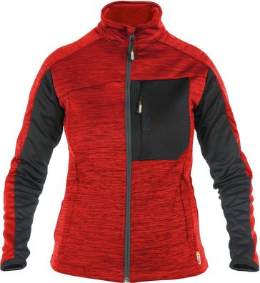 Dassy Midlayer-Jacke für Damen Convex Women PES38 Rot/ Schwarz