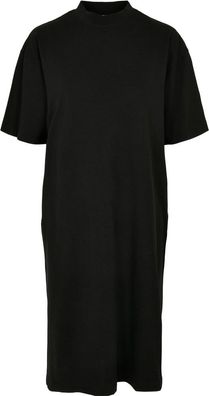 Urban Classics Damen Ladies Organic Long Oversized Tee Dress Black