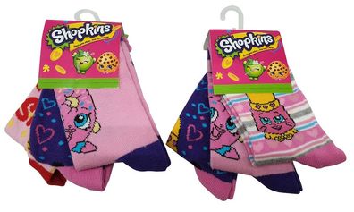 Shopkins Mädchen Socken 6er Pack Mehrfarbig in verschiedene Größen