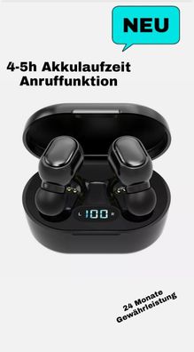 Nerdbuds One Headset, 1 paar Earbuds, Ladeanzeige Digital, Anruffunktion, Black