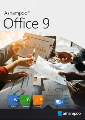 Ashampoo Office 9 - 5 User - Kein Abo - Voll kompatibel - PC Downloadversion