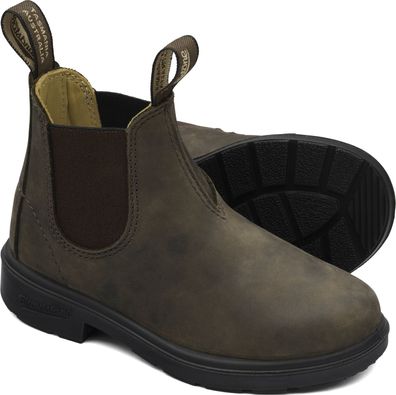 Blundstone Kinder Stiefel Boots #565 Leather (Kids) Rustic Brown