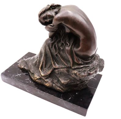 Max Milo - JB Deposee Bronze Art Deco Bronze Akt Skulptur - Signiert #Z3