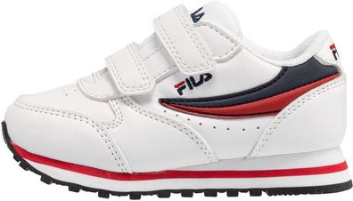 Fila Retro Running Sneaker Orbit Fastener Kids White / Dress blue