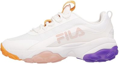 Fila Damen Sneaker Trend Low Fila Loligo Logo Women White-Apricot Tan