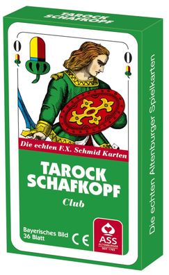 10x ASS 22599437 Spielkarten Schafkopf Tarock