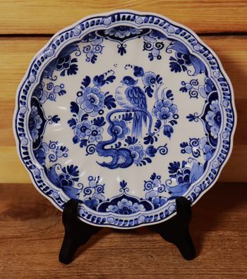 Zenith Delfter Blau Keramik Zierteller 18 cm signiert aus Holland #O